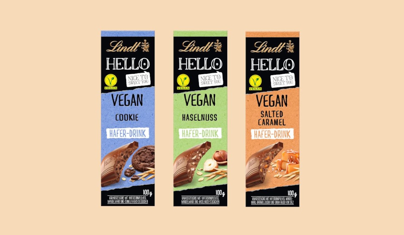 HELLO vegan: Lindt Schokolade gibt es jetzt auch vegan!