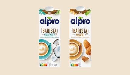 Alpro Barista Mandel & Kokosnuss: Pflanzliche Milchalternativen zum Aufschäumen