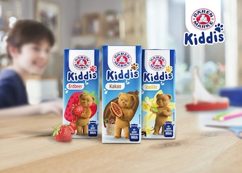 Bärenmarke Kiddis: Neue Milchgetränke für Kinder in drei Sorten