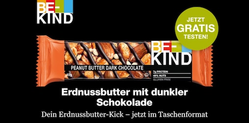 BE-KIND-Riegel Cashback: Werde einer von 3.000 Gratis-Testern