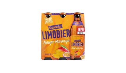 Krombacher Limobier Mango-Maracuja, nur für kurze Zeit! - Sommer-Feeling pur
