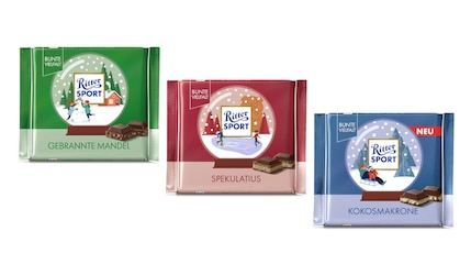 Ritter Sport Winter-Edition 2020: Drei Sorten schon ab Ende September erhältlich