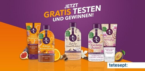 Tetesept gratis testen - Jetzt 100% Cashback sichern