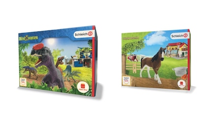 Schleich-Figuren im Happy Meal: McDonald's verpackt Spielzeug nun plastikfrei