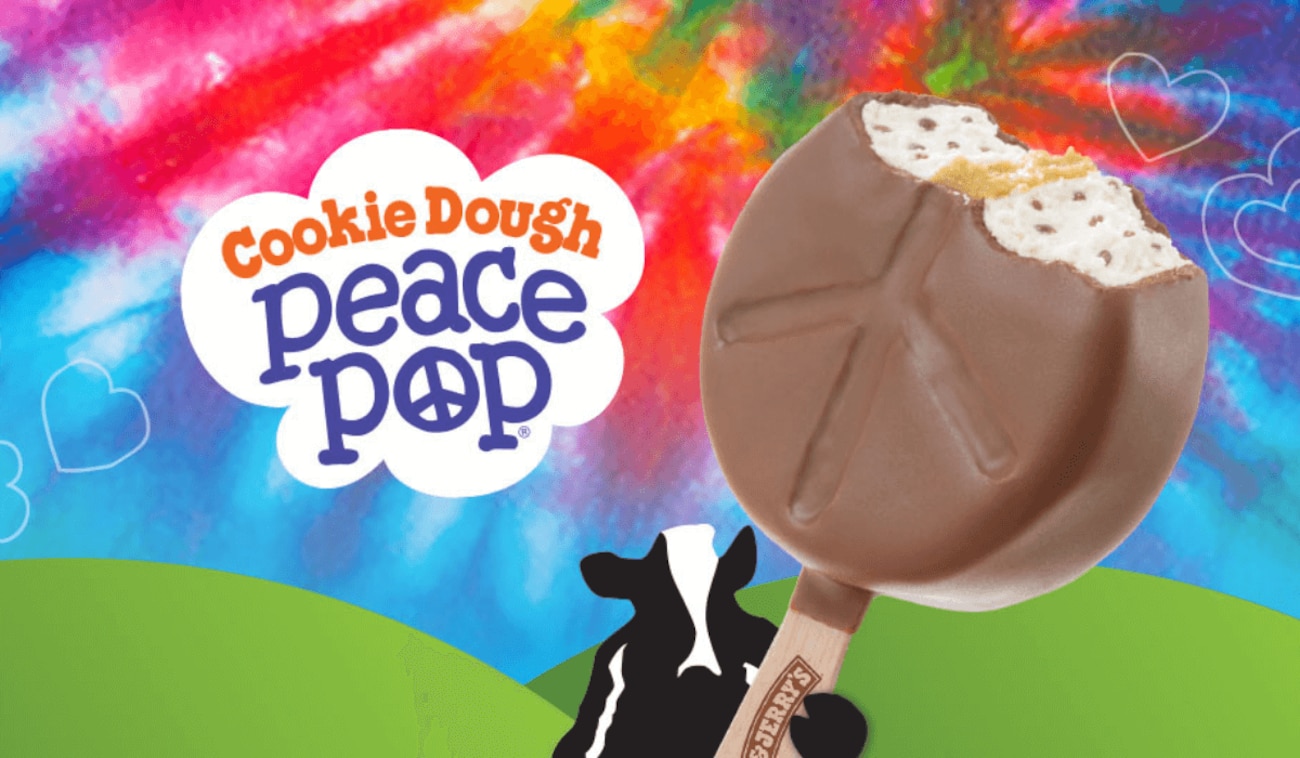 Ben & Jerry's Cookie Dough Peace Pops: Das neue Eis am Stiel