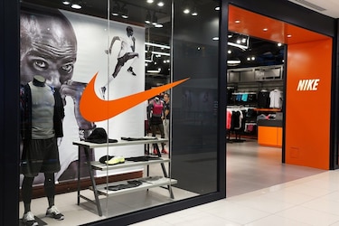 Nike Store,in dem man Gutscheine kaufen kann