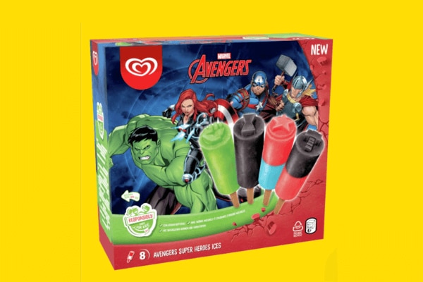 Avengers Wassereis von Langnese