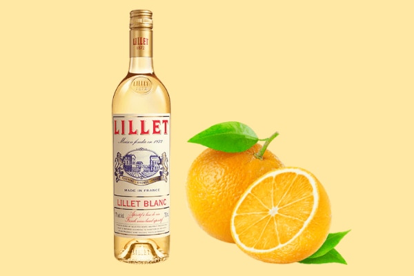 Lillet Blanc mit Orange