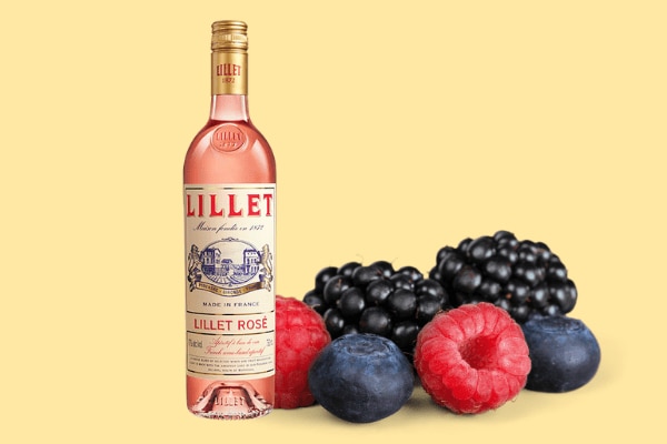 Lillet Rosé mit Wild Berry