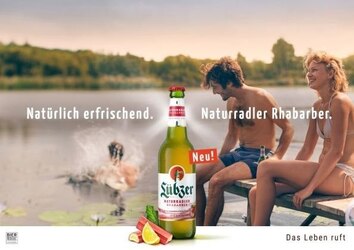 Lübzer Naturradler Rhabarber - Der sommerliche Biermix ist da!