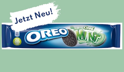 Die neuen Oreo Cool Mint mit erfrischender Minz-Creme