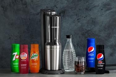 SodaStream Crystal und PepsiCo-Sirup