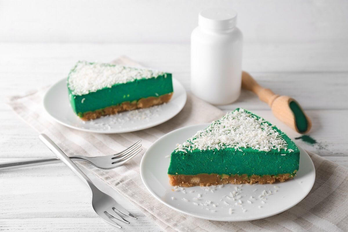 Spirulina Cheesecake