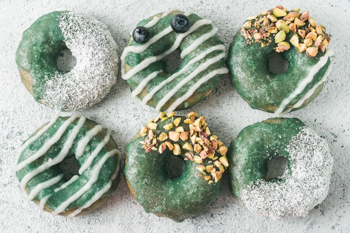 Spirulina Donuts