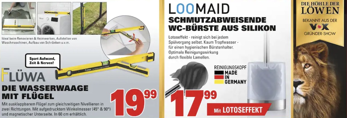 Flüwa und Loomaif bei E-Center im Angebot