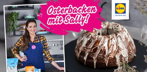 Osterbacken mit Lidl & Food-Youtuberin Sally - Der Cheesecake Gugelhupf