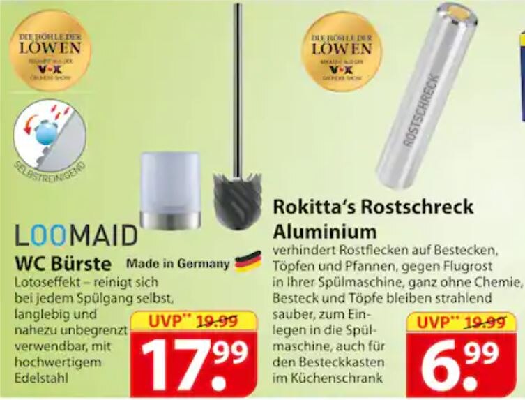 Loomaid und Rostschreck Angebot bei famila Nordost