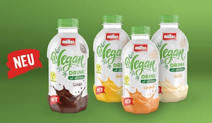 Der neue Müller Vegan Drink auf Haferbasis