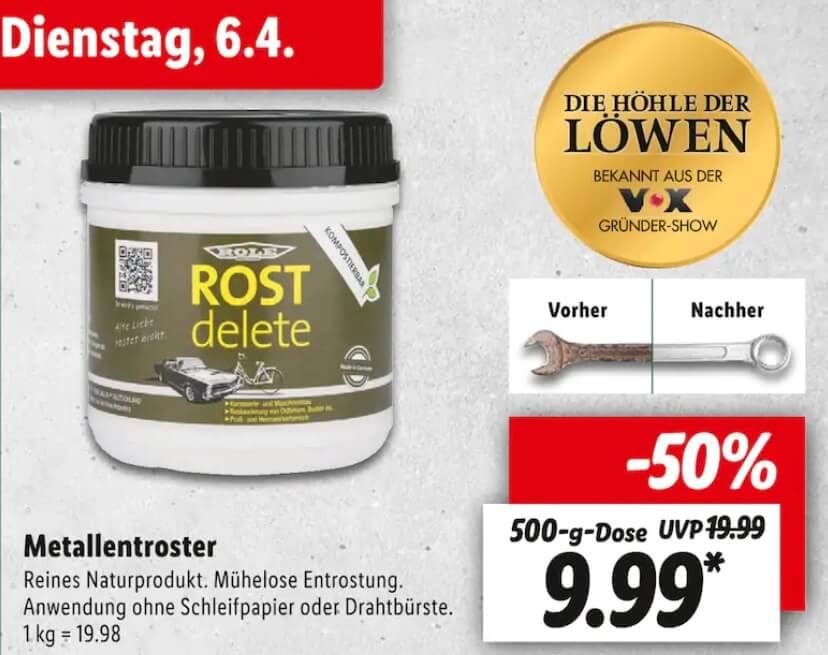 Rost delete bei Lidl im Angebot