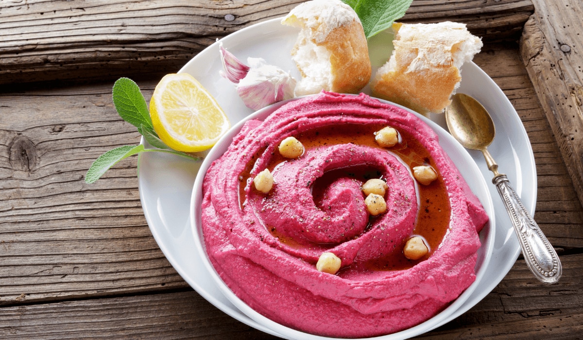 Rote Beete Hummus aus dem Thermomix