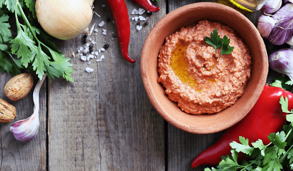 scharfer Paprika Dip 