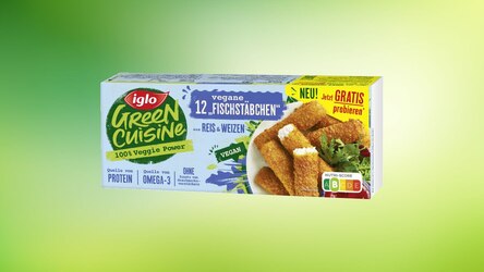 Iglo vegane Fischstäbchen - Jetzt neu und gratis testen