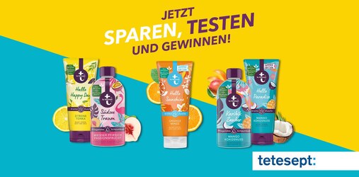 Tetesept 2-für-1-Cashback-Aktion: Jetzt Geld zurück für Duschgel oder Schaumbad