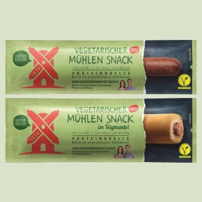 Vegetarischer Mühlensnack