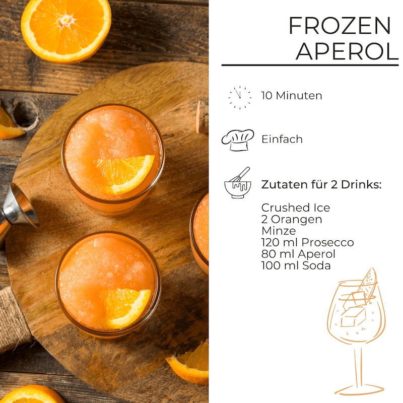 Zutaten für Frozen Aperol