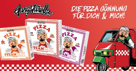 Rapper Capital Bra erobert mit seiner Gangstarella-Pizza den Markt im Sturm!