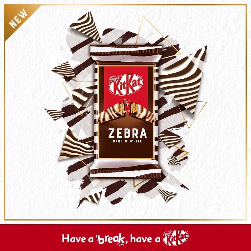 KitKat Zebra Dark White