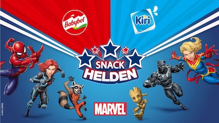 Snackhelden-Gewinnspiel: Mit Babybel und Kiri Marvel-Preise absahnen