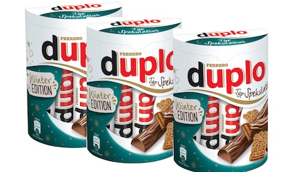 Die Ferrero Duplo Winter Edition mit Spekulatius-Geschmack