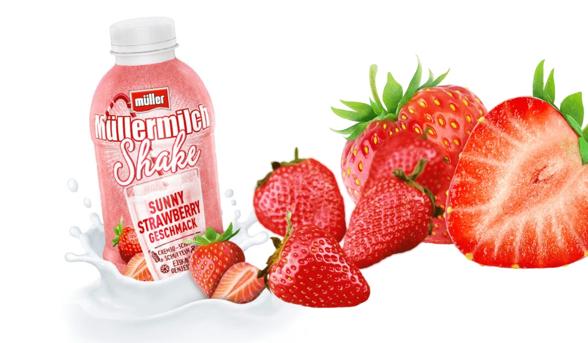 Müllermilch Erdbeer Shake