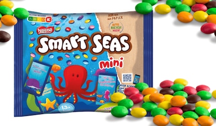 Smart Seas - Die neue Smarties-Sonderedition in recycelbarer Papierverpackung