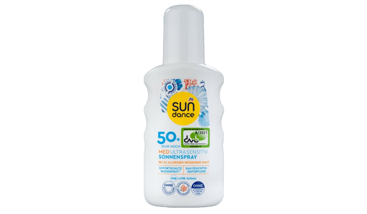 dm Sundance med Sonnenspray 50+