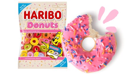 Neu und nur für kurze Zeit: Die Haribo Donuts