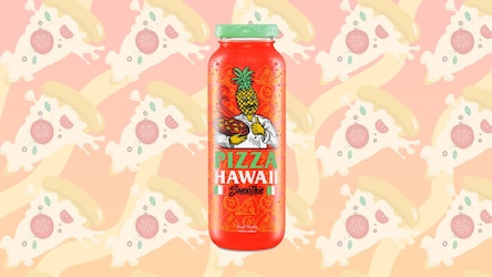 true fruits Pizza Hawaii Smoothie - Die erste Pizza zum Trinken