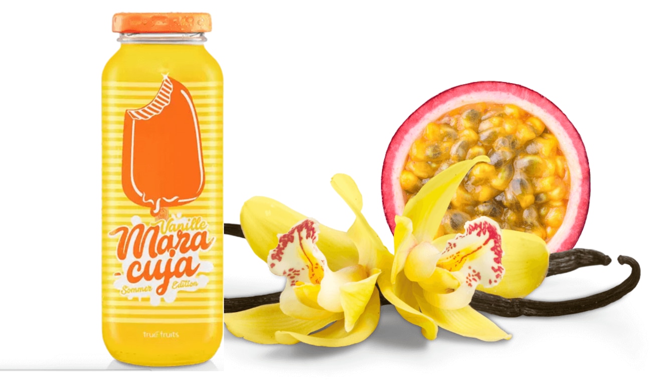 Die neue True Fruits Sommer-Edition Vanille-Maracuja!