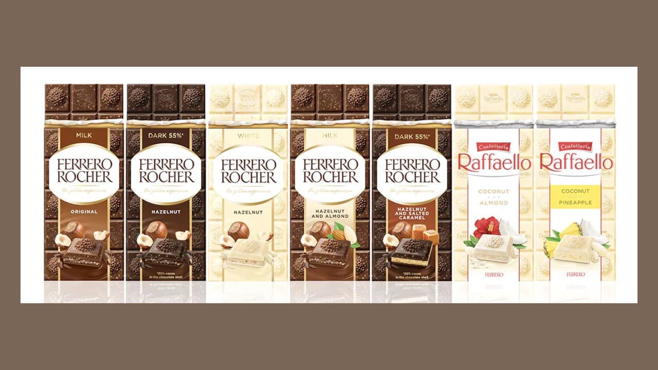Ferrero Rocher- & Raffaello-Schokolade: Die Tafeln sind nun bei Kaufland erhältlich