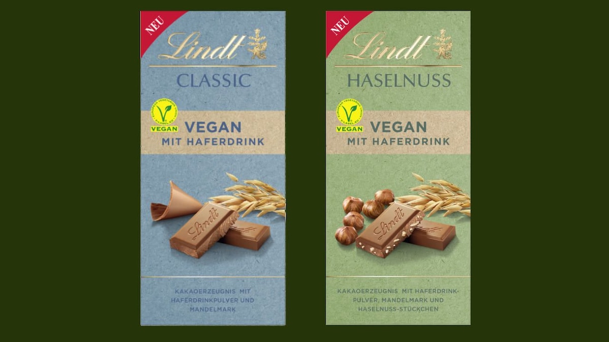 Lindt Vegan Sorten Schokolade