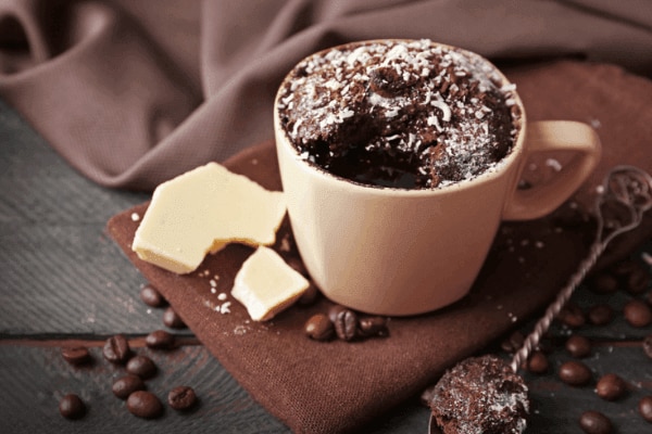 Schokoladen Bananen Tassenkuchen