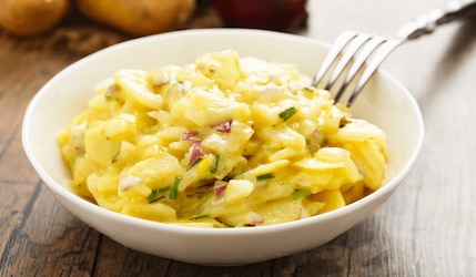 Rezept für warmen bayrischen Kartoffelsalat zum Oktoberfest!