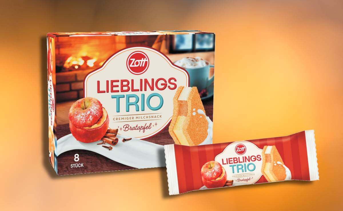 Zott Lieblingstrio Bratapfel