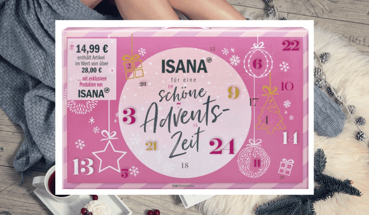 Adventskalender 2021 Rossmann Isana 