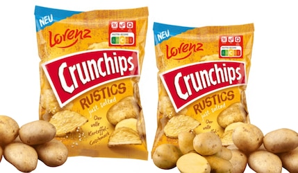 Neu & extra crunchy- Die Lorenz Crunchips Rus­tics Just Sal­ted
