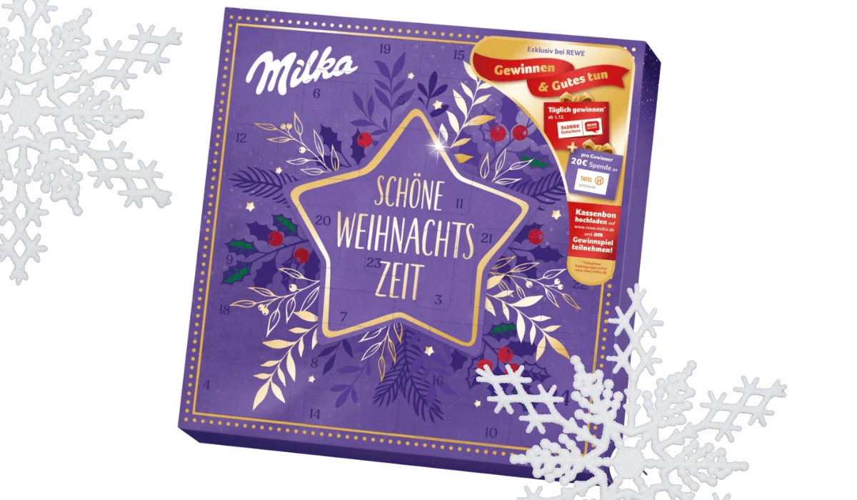 REWE und Milka Adventskalender 