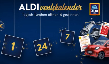 ALDIventskalender 2021 - 24 Tage voller Gewinne von Nivea, Coca-Cola & vielen mehr!