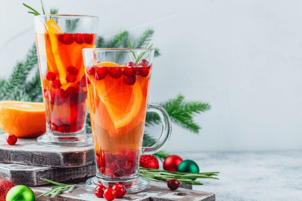 Alkoholfreier Cranberry Punsch 