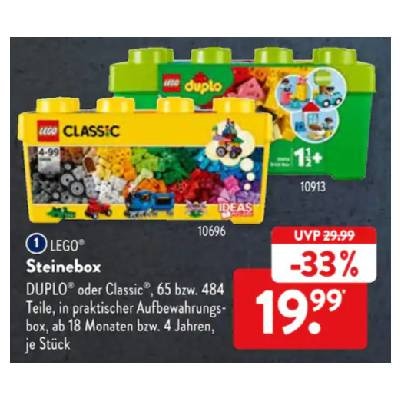 Lego Steinebox Aldi Süd